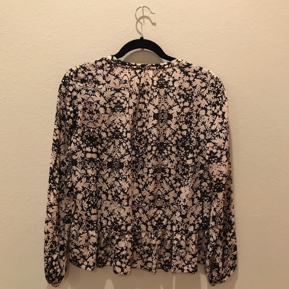 NWT Rebecca Taylor Peplum Blouse - Picture 2 of 5